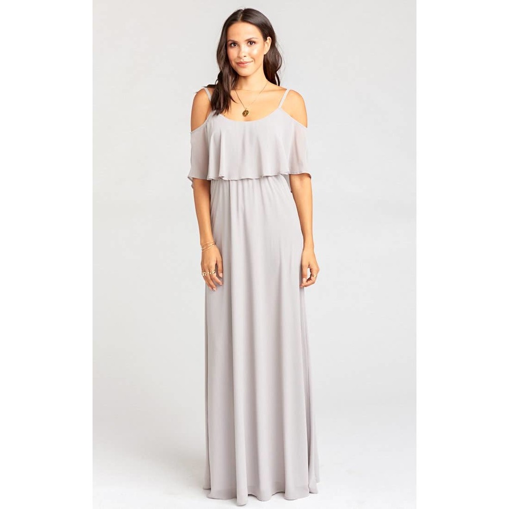 NEW Show Me Your Mumu Caitlin Ruffle Maxi Dress M